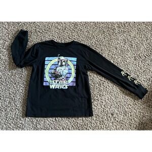 Mad Engine Star Wars black long sleeve shirt‎ size medium